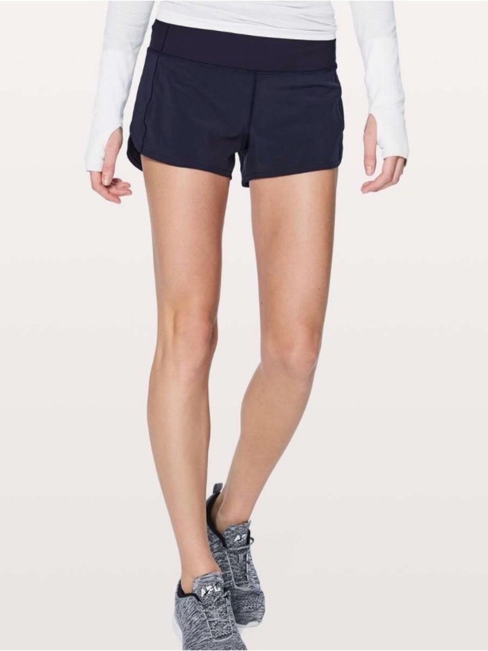 Lululemon Speed Up Short Hi-Rise Navy Blue Size 4 Like New